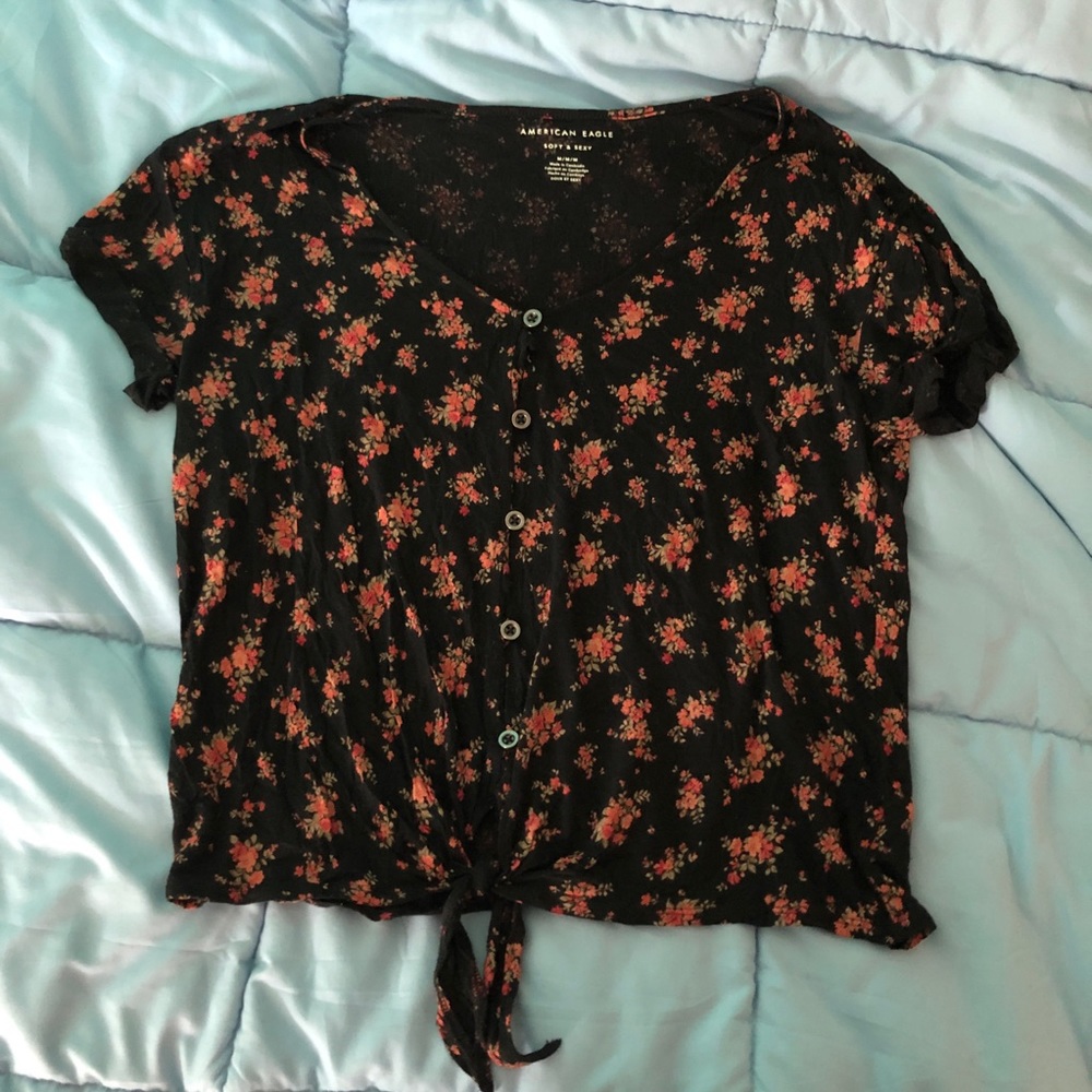 Loose Fit Floral Top